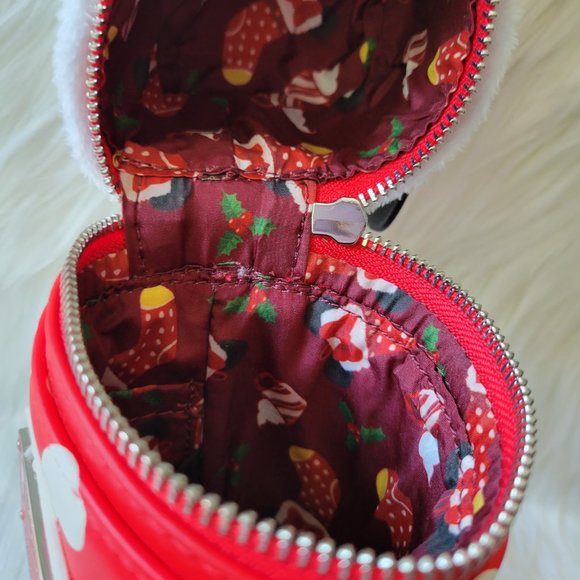 Loungefly Minnie Mouse Stocking Crossbody Bag - Picture 12 of 13